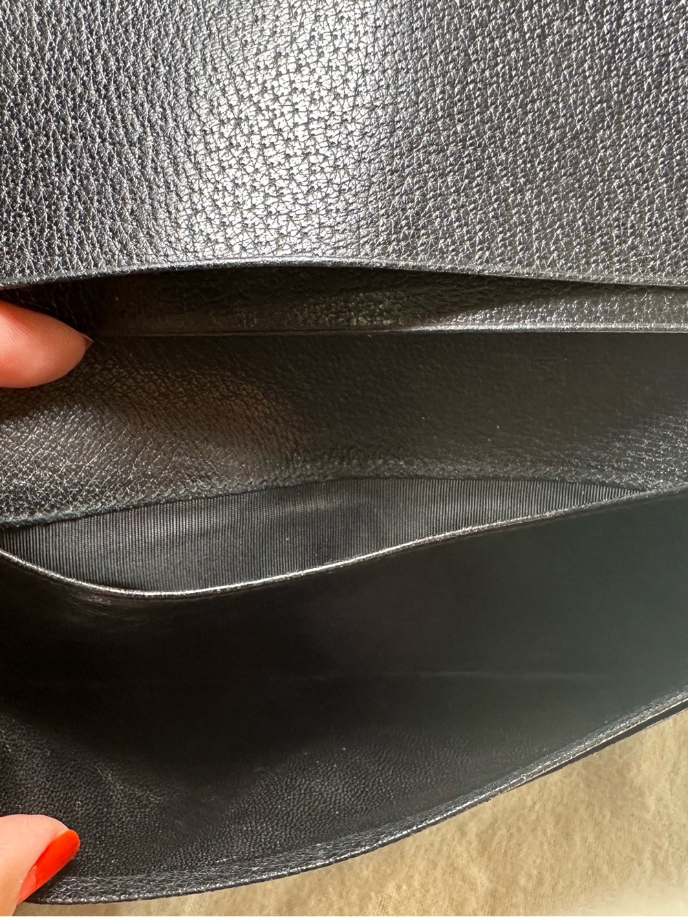 Vintage Gucci Black GG Canvas Leather Gold Buckle Shoulder Bag + Matching Wallet - Picture 13 of 16